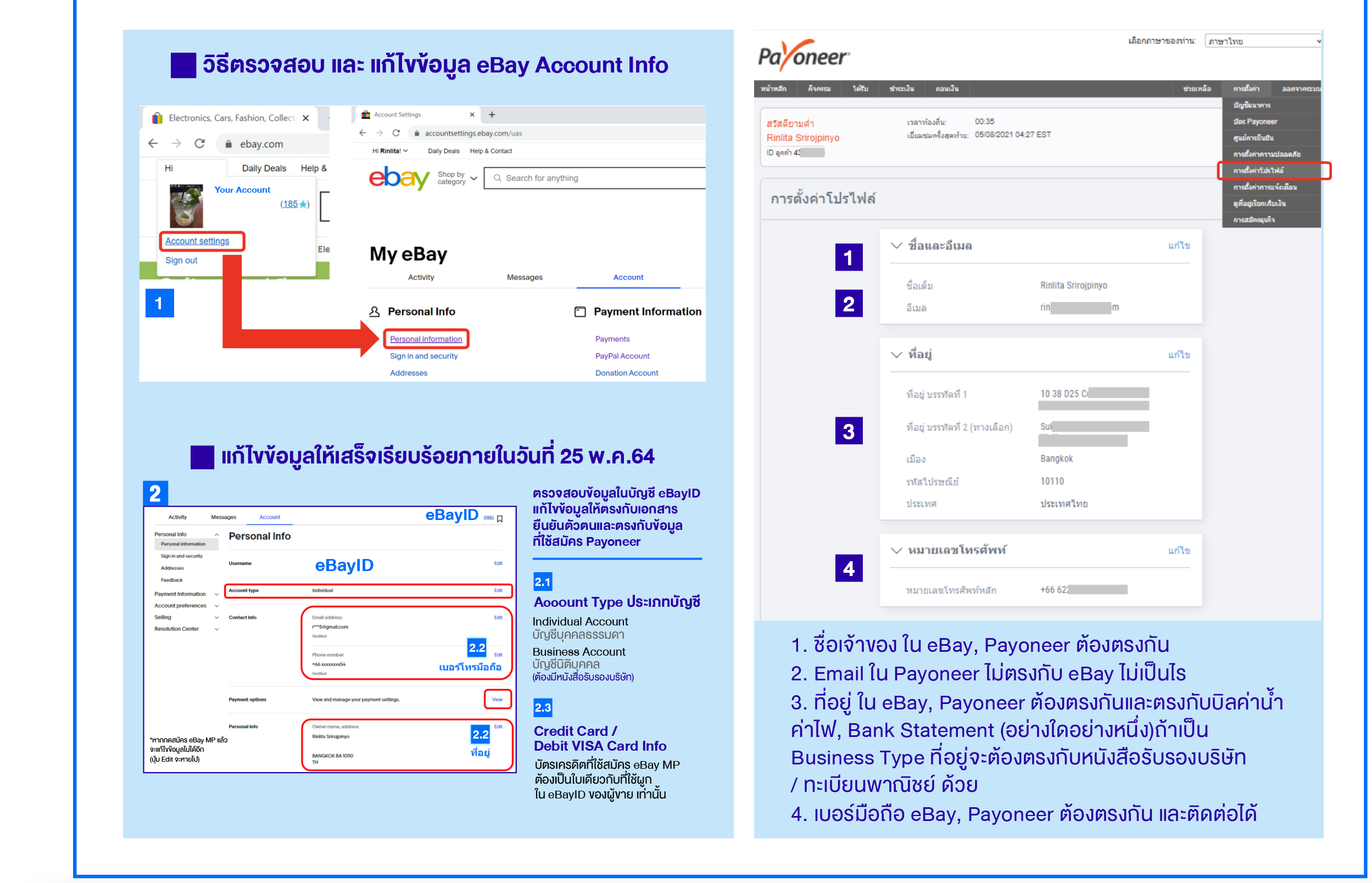 ระบบชำระเงินแบบใหม่ Ebay Managed Payment “Ebay Mp” - Ebay Thailand Seller  Center